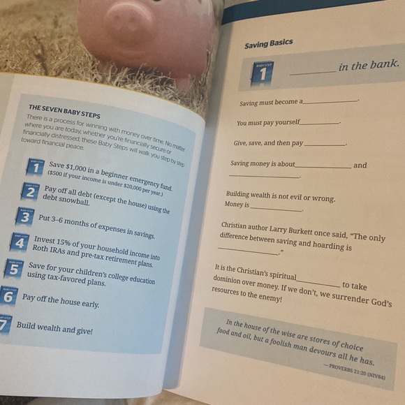 Dave Ramsay’s Financial Peace University Workbook - Picture 2 of 2